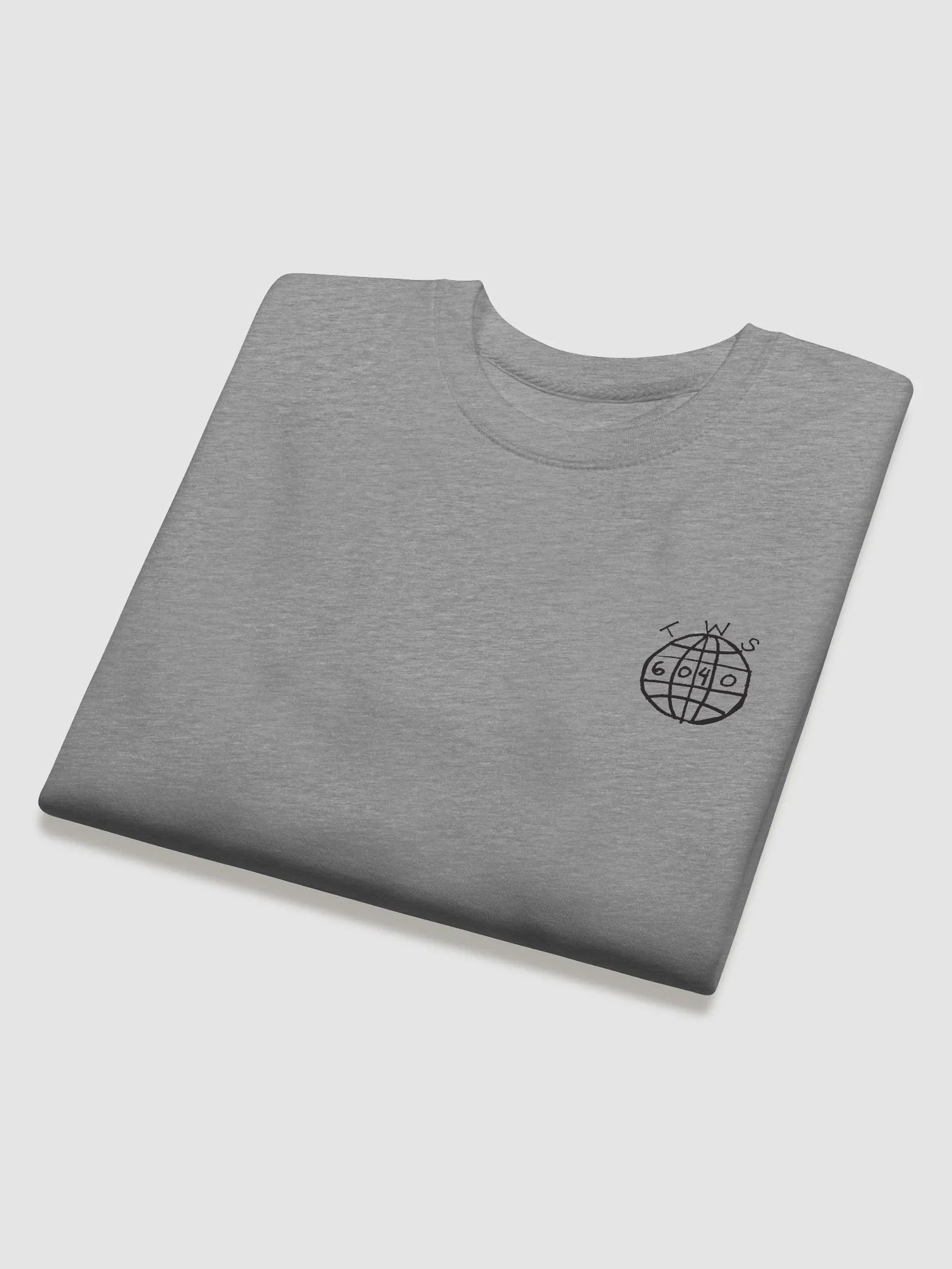 TWS x 6040 Skateboards Crew Sweatshirt #1 (Black Logo) product image (4)