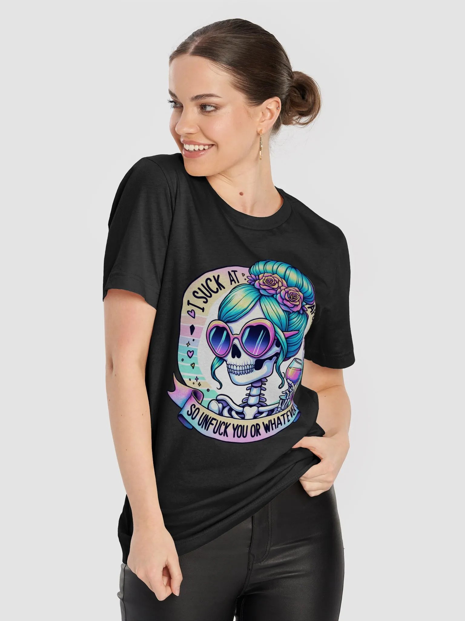 Sassy Skeleton Apology T-Shirt product image (8)
