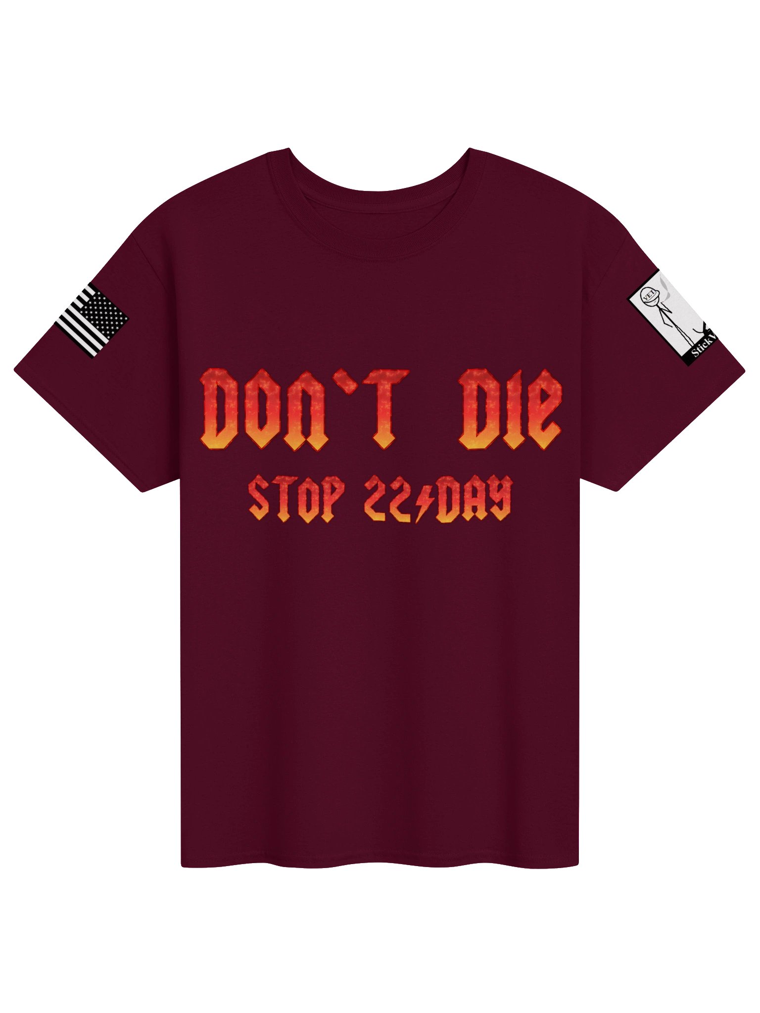 Don’t Die Stop 22/Day Shirt with Back product image (7)