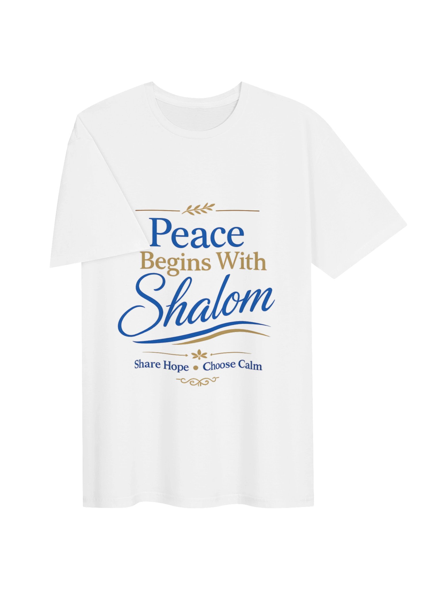 Peace Begins With Shalom Tee product image (3)