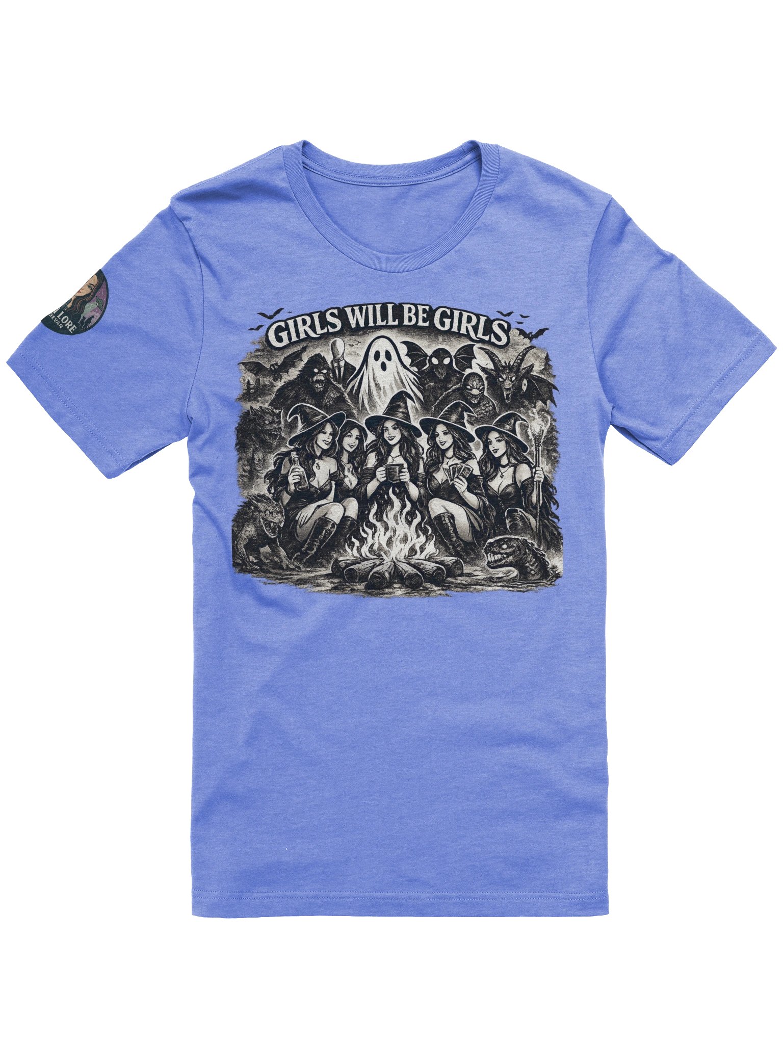 GIRLS WILL BE GIRLS SUPER SOFT T-SHIRT (HEATHERED COLORS PT.1) product image (1)