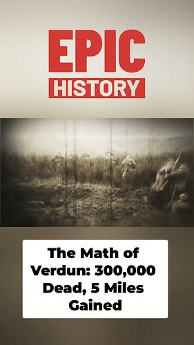 300,000 dead. 5 miles gained. The Battle of Verdun remains one of history's most devastating contests of attrition. Discover ...