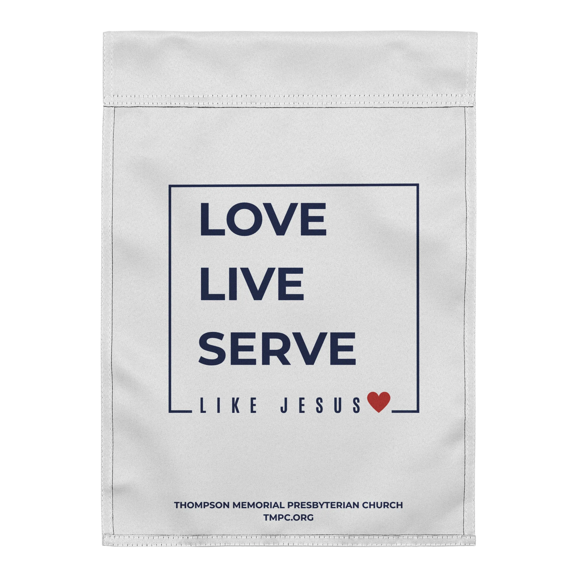 Love. Live. Serve. Like Jesus Garden Flag product image (2)