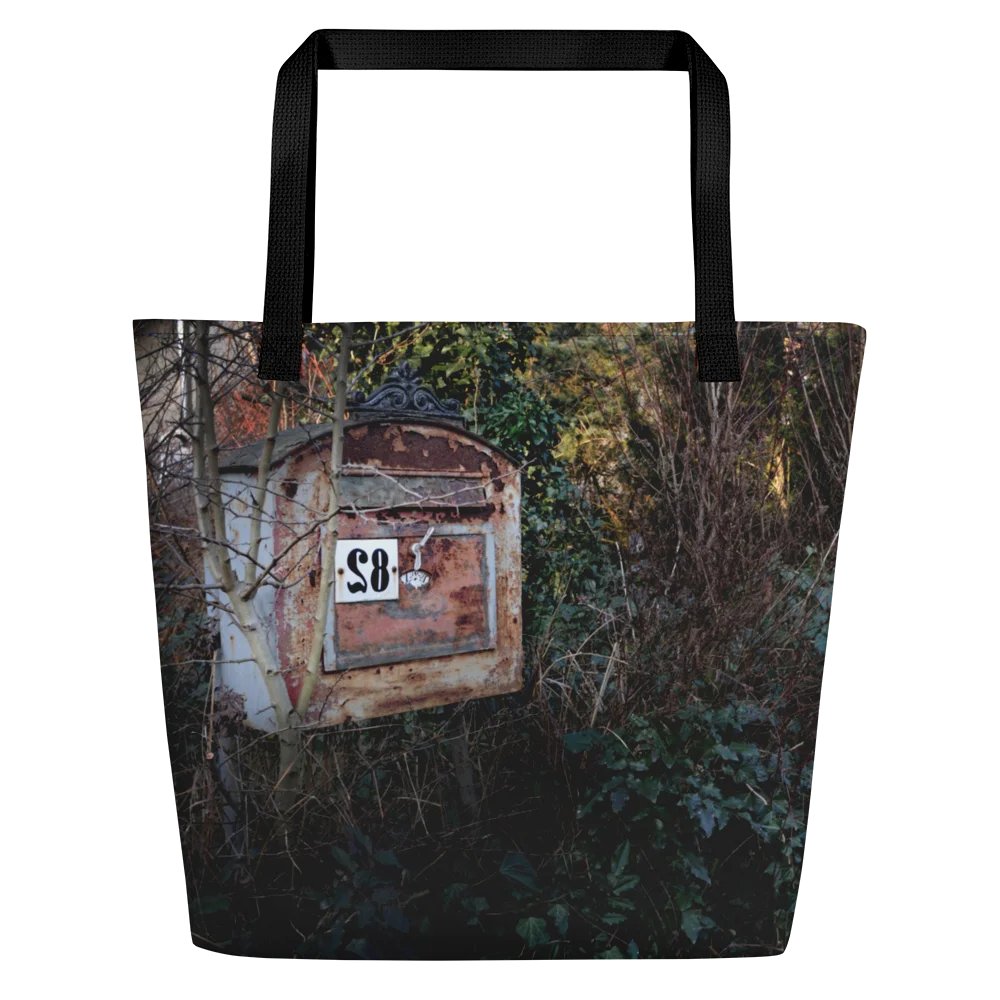 Large tote bag - Rusty mailbox product image (4)