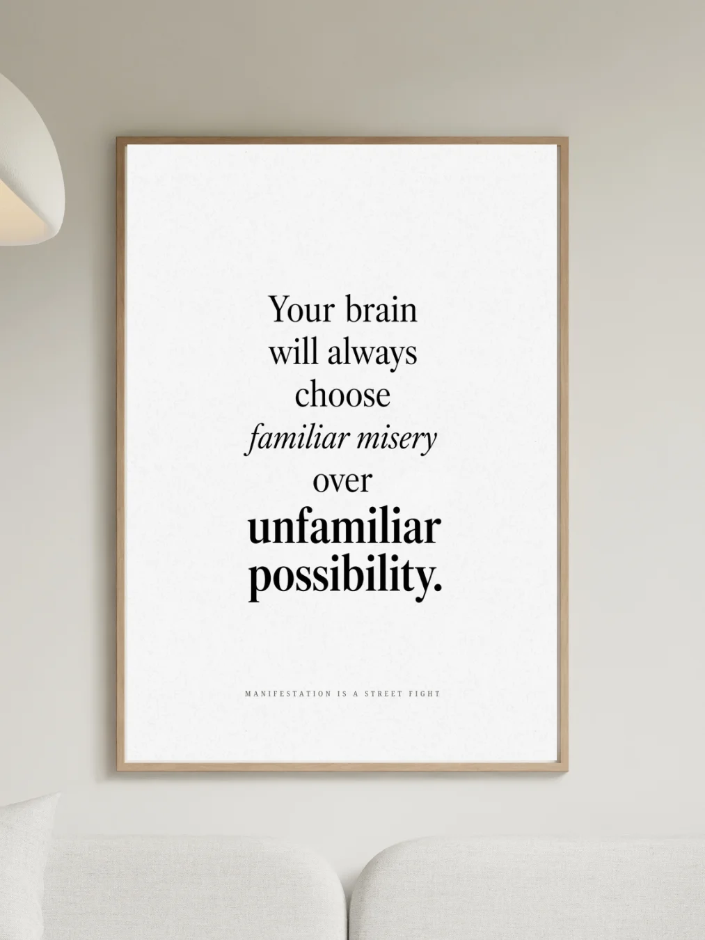 Manifestation Is a Street Fight – Minimalist Printable Wall Art Bundle product image (3)