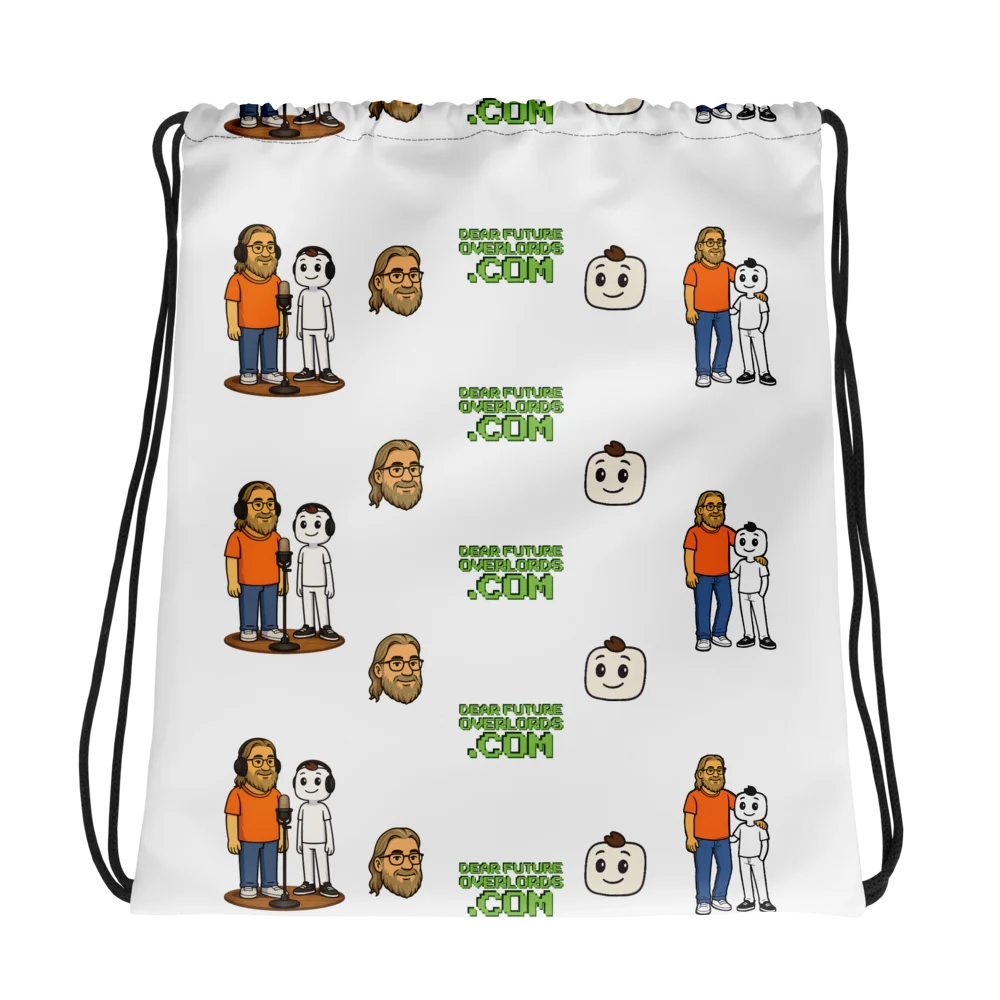 Dear Future Overlords Drawstring Bag product image (1)