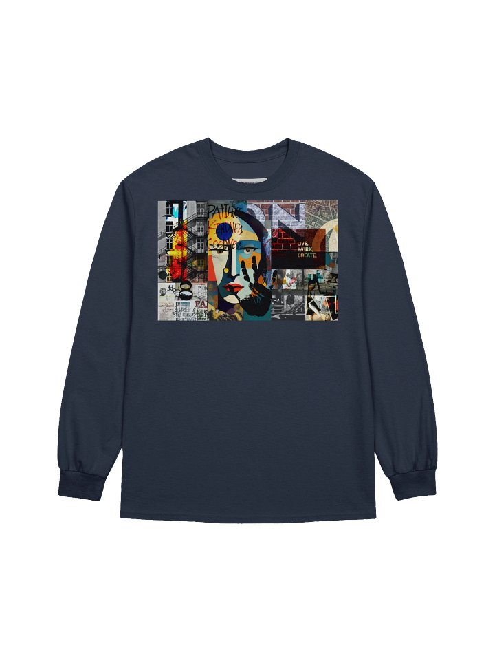 'Live, Work, Create' by Edward Martin Long Sleeve Tee product image (2)