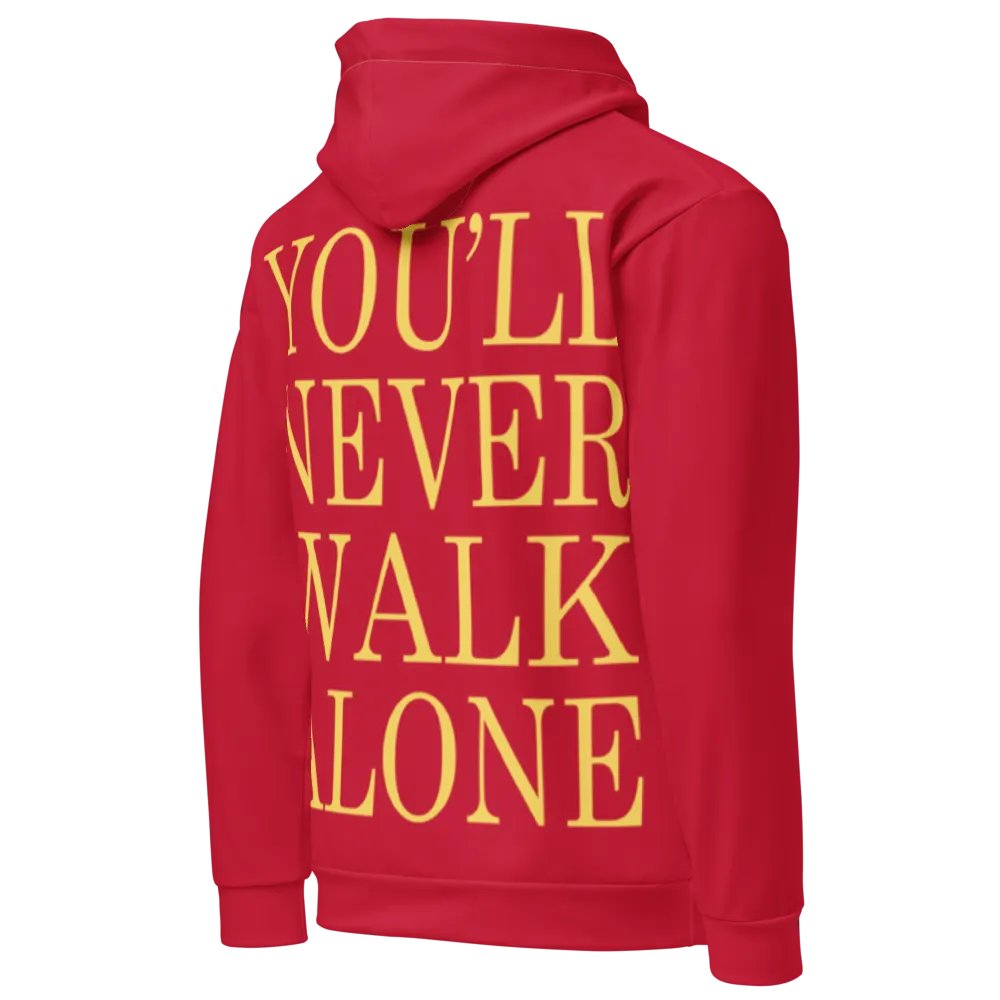 Liverpool FC - You'll Never Walk Alone - RED & GOLD - Unisex Hoodie product image (4)