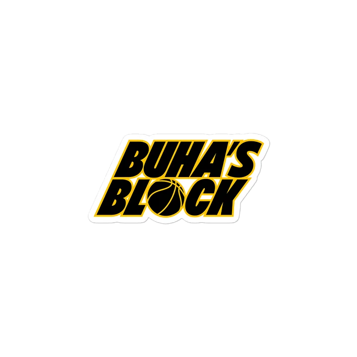 Buha's Block wordmark sticker product image (1)