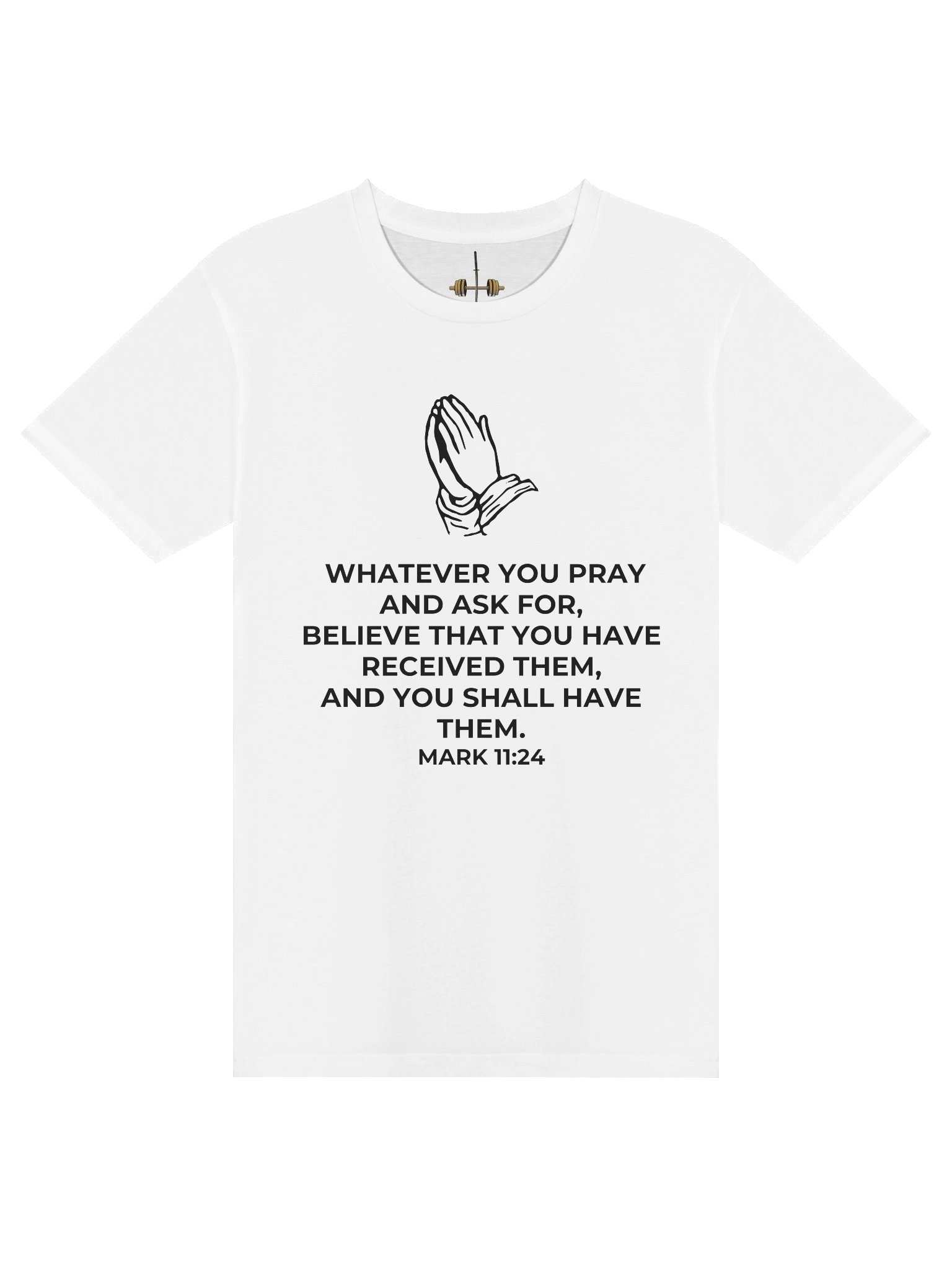 Mark 11:24 Unisex Tee [Dark] product image (2)