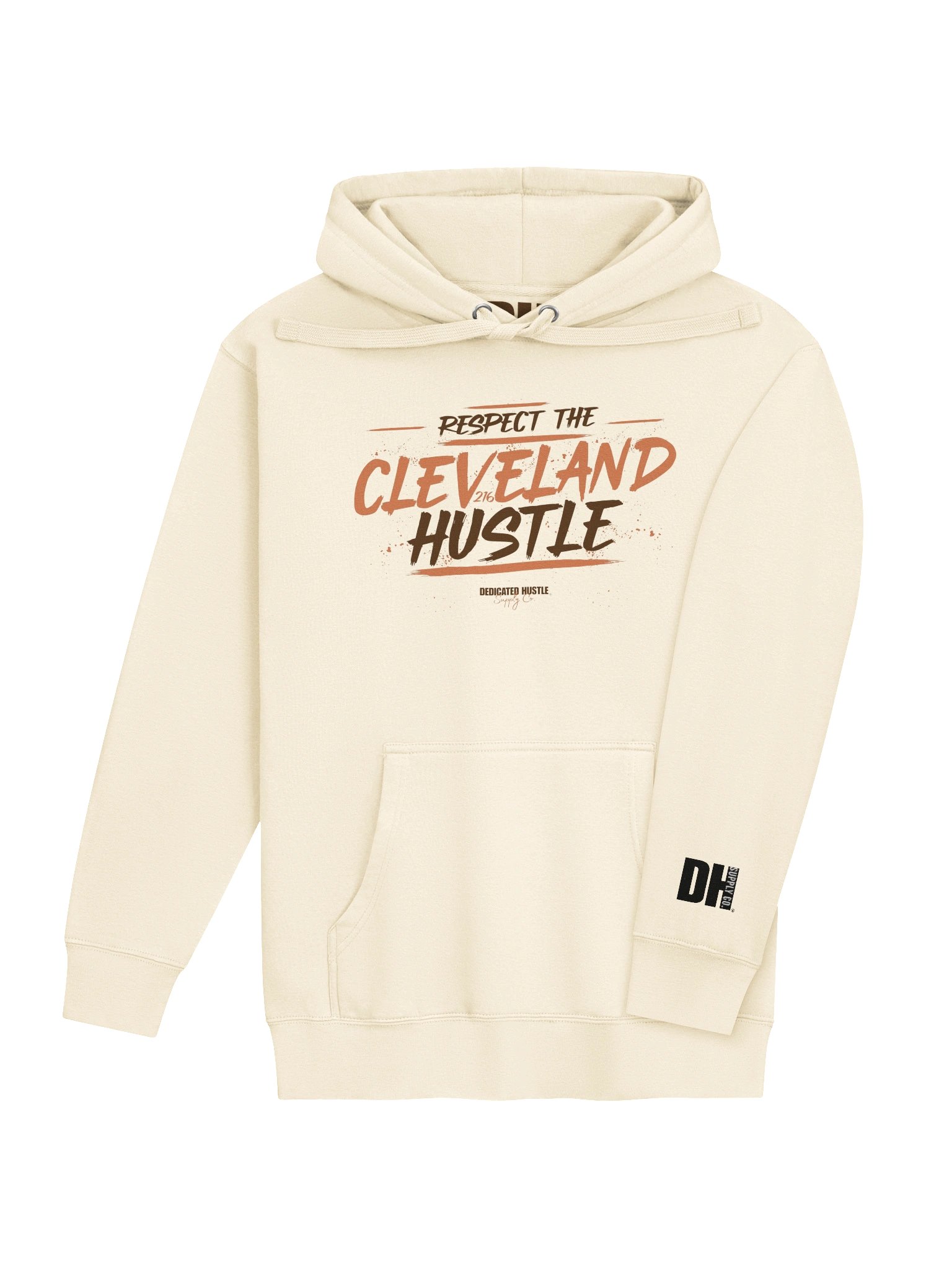 Respect The Cleveland Hustle - Street Edition Hoodie | Ivory product image (4)