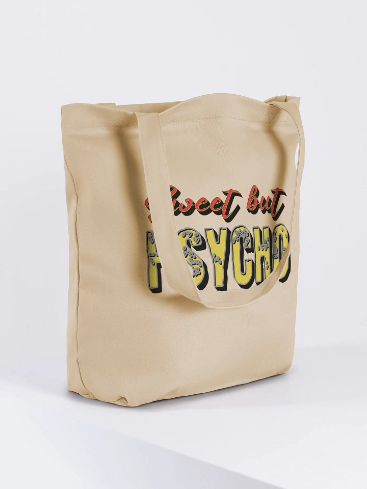 Sweet But Psycho Eco-Friendly Tote Bag product image (4)