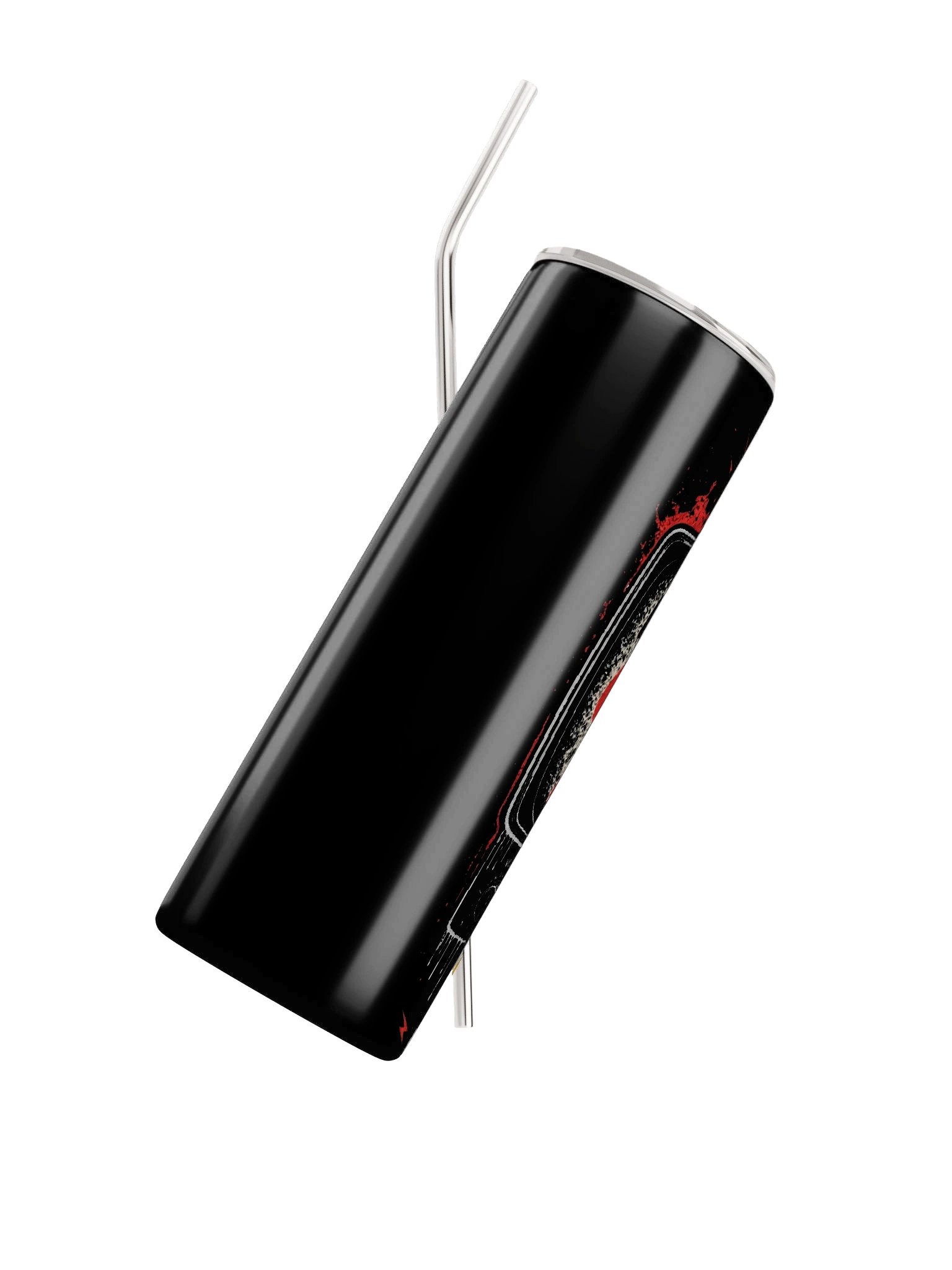 I Survived Cable News (TV Panic-Meter) Stainless Steel Tumbler product image (4)