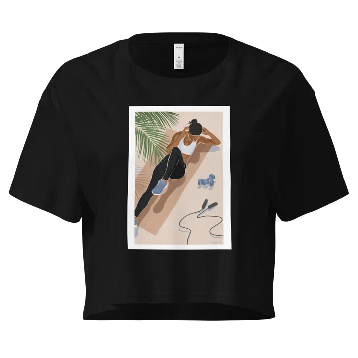 Tropical Sit-Up Crop Top product image (1)