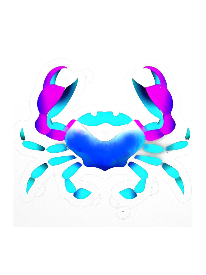 Crab Craberson — Kiss-Cut Sticker product image (1)