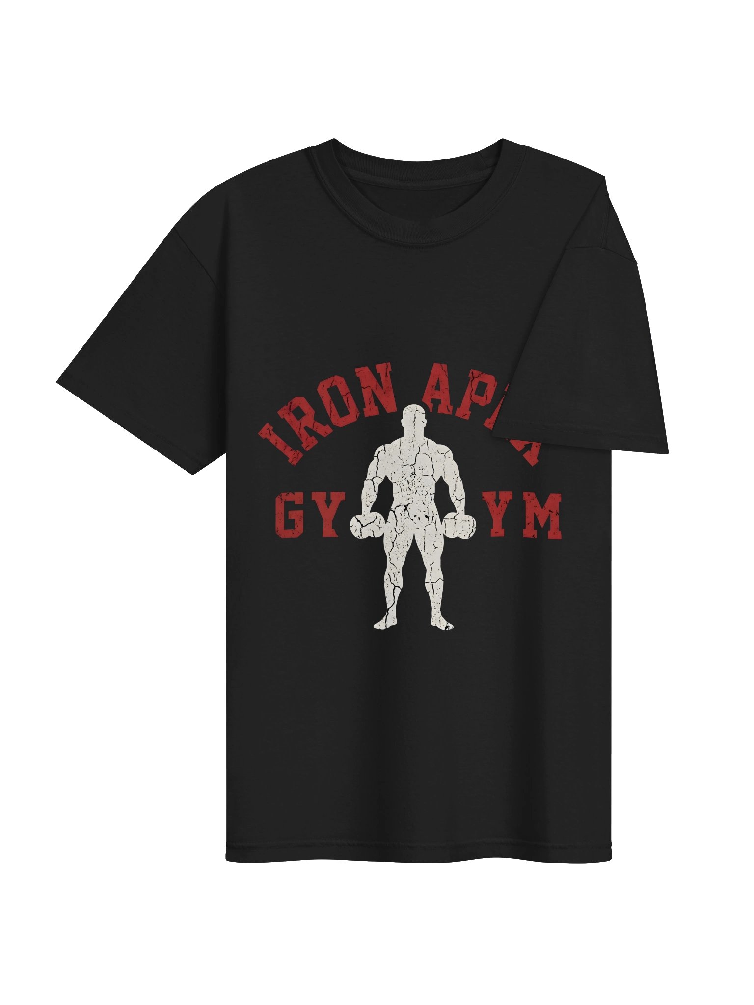 Iron Apex Gym - Vintage Distressed Bodybuilder T-Shirt product image (4)