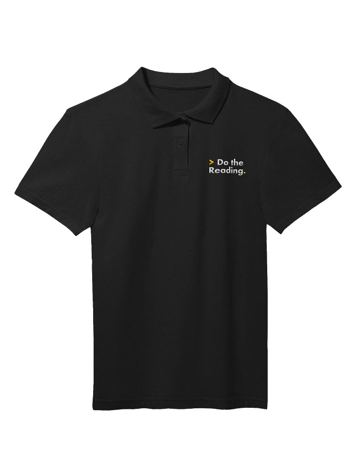 Do the Reading (Sans Serif) - Embroidered Women's Polo product image (2)