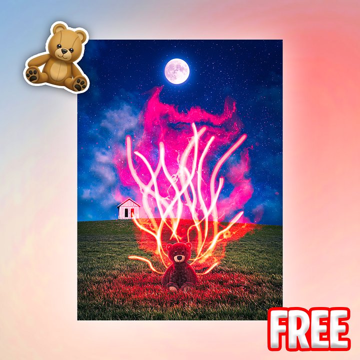 Teddy Bear Digital Poster product image (1)