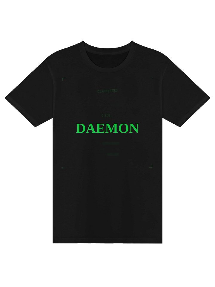 COL. DAEMON Founder Tee (Black) product image (1)