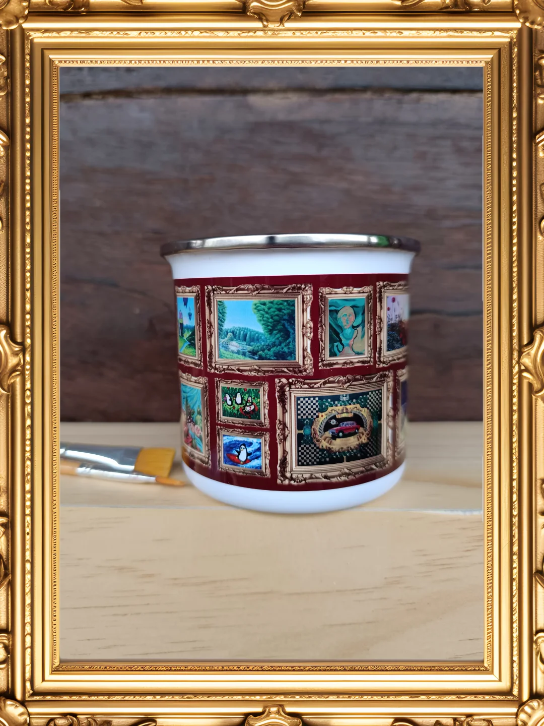Golden Gallery Collection Enamel Mug product image (4)
