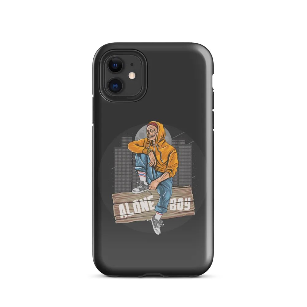 Alone Boy Skeleton iPhone® Tough Case: Edgy Protection with a Bold Design product image (24)