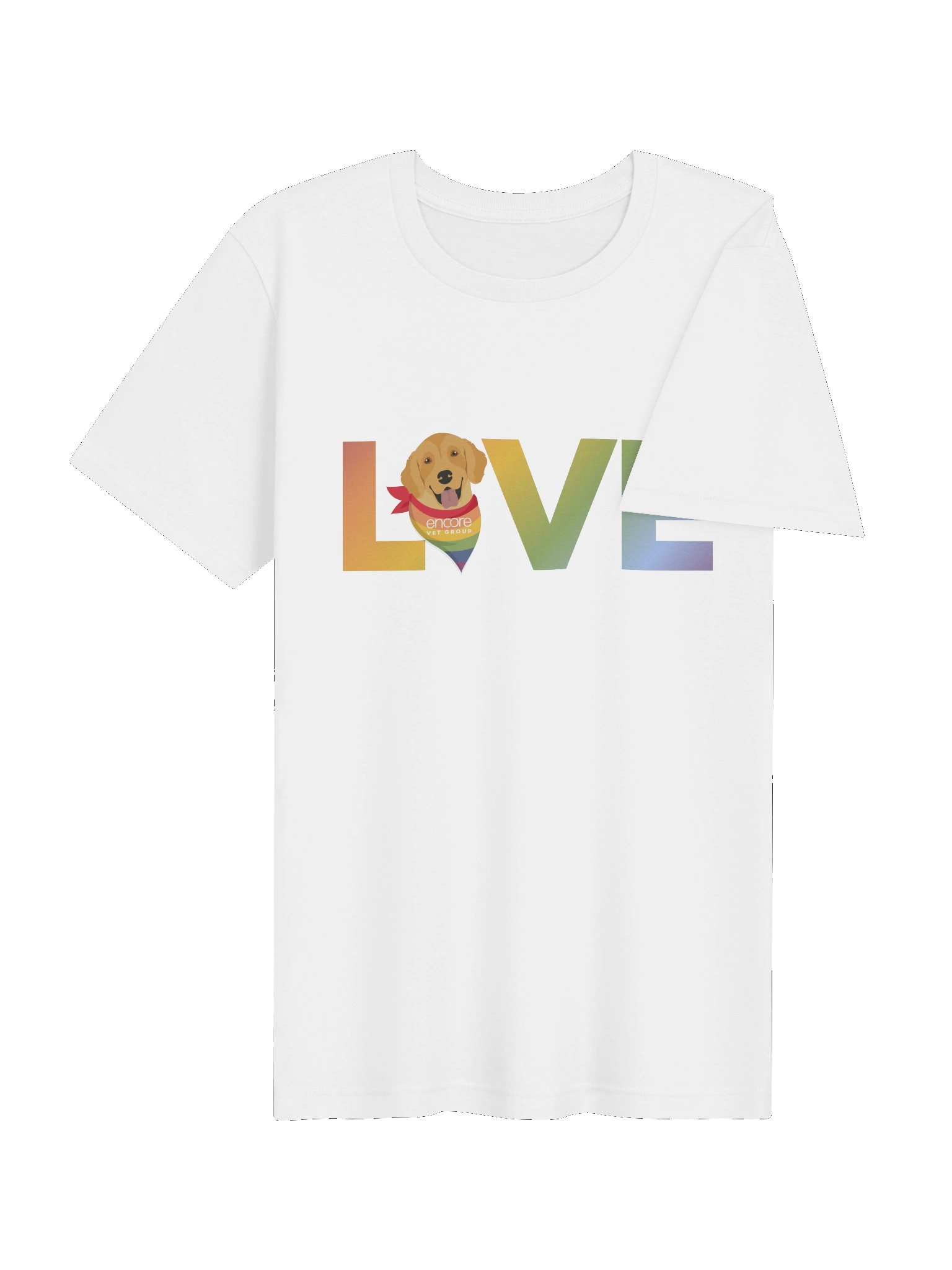 Love Rainbow Pride White T-shirt product image (4)