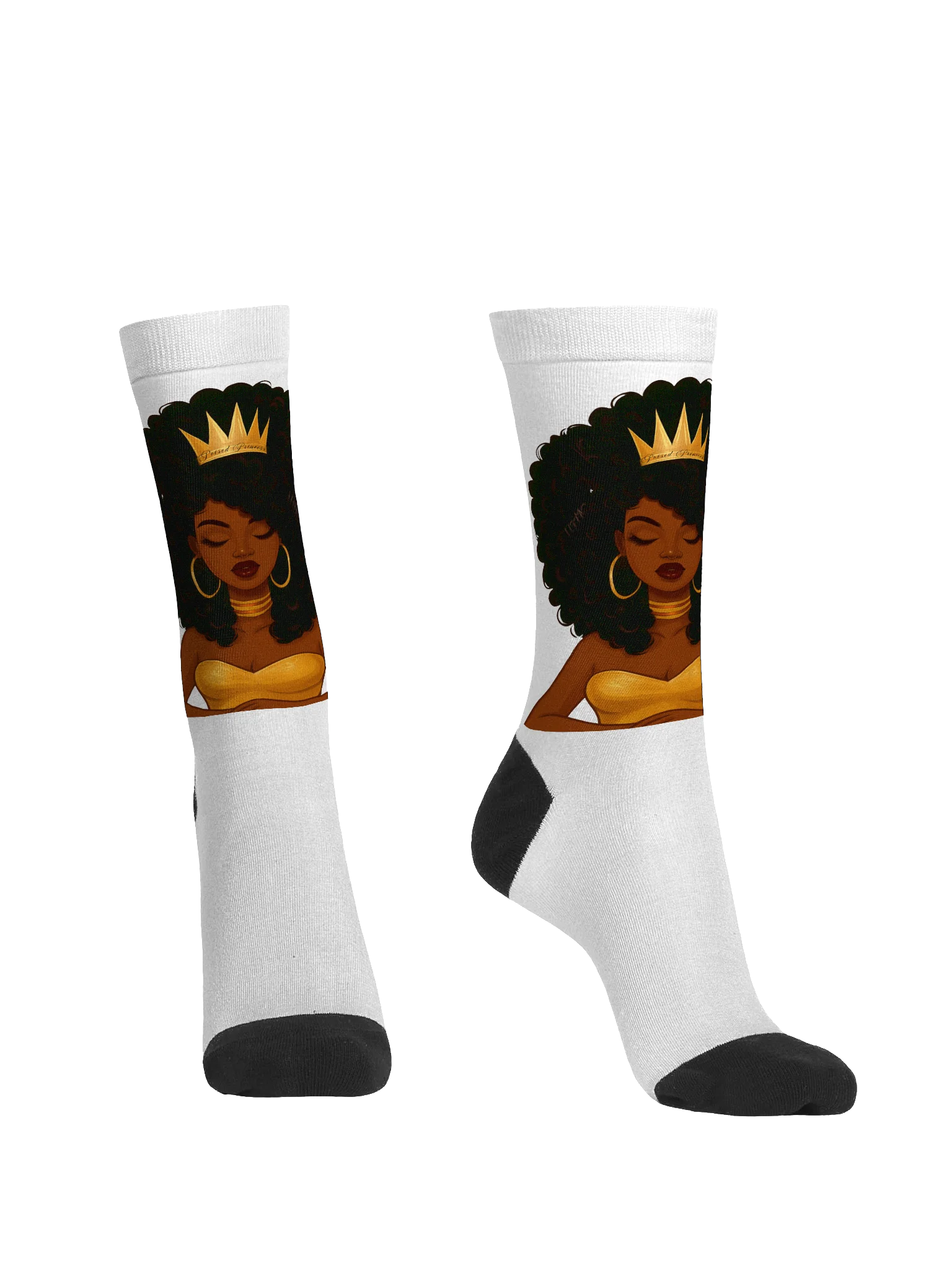Royal Mirror Afro Crew Socks product image (2)
