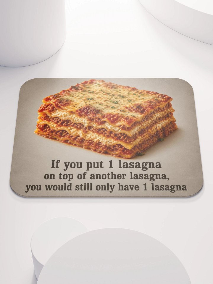 "Lasagna" Logic Mouse Pad product image (1)