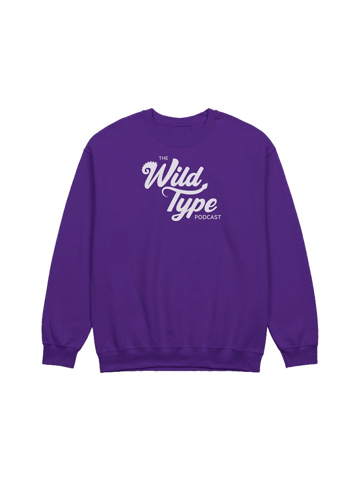 White Wild Type Logo sweater product image (3)