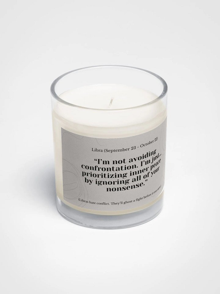 Libra - Zodiac Candles product image (2)