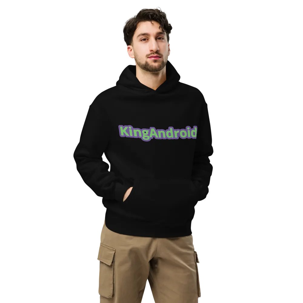 Purple and Green KingAndroid Hoodie product image (7)