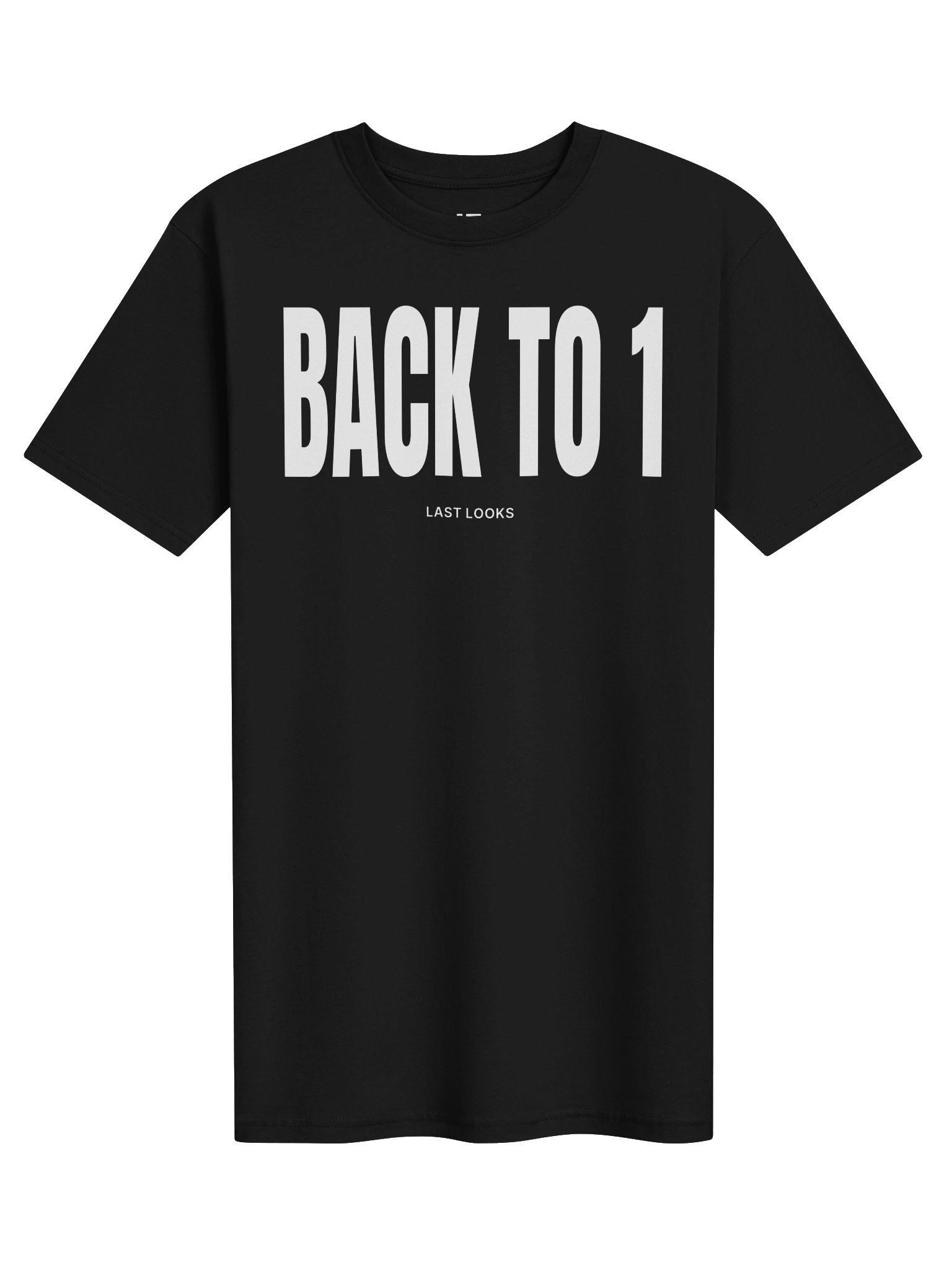 Back to 1 | White Graphic Front product image (1)