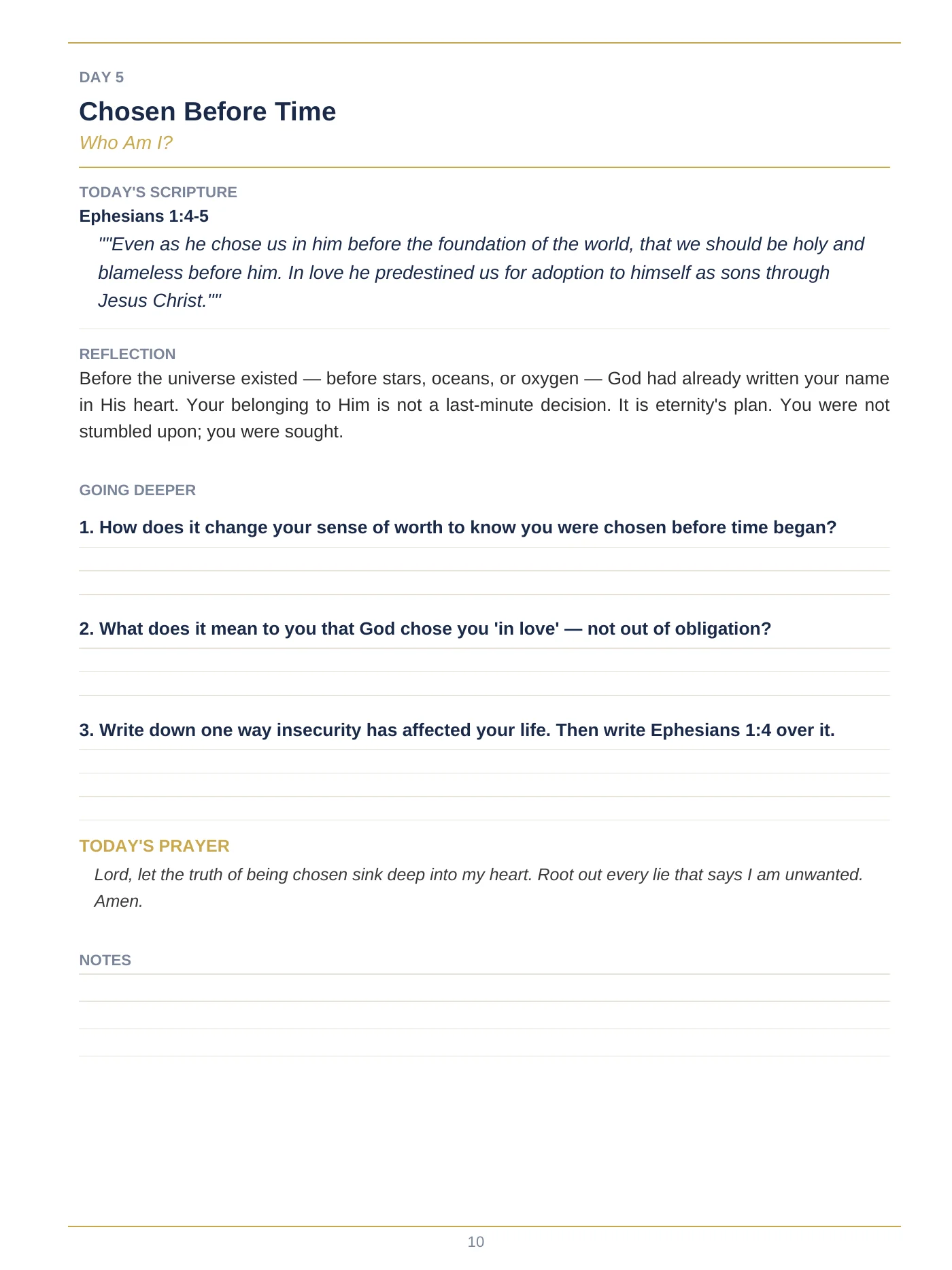 The Father's Heart for Youth Study Journal product image (2)
