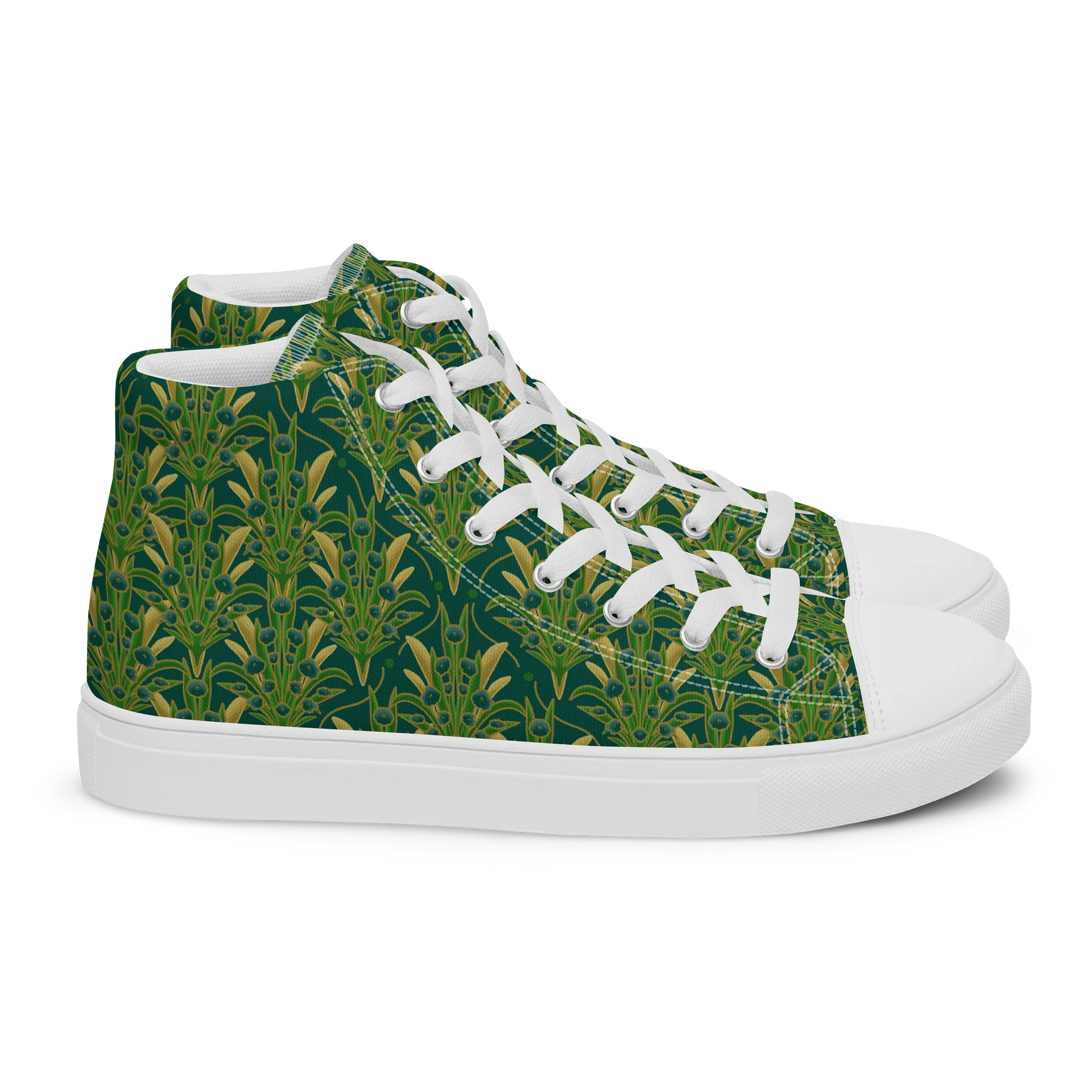 Petals of the Court Women’s High Top Canvas Shoes product image (5)