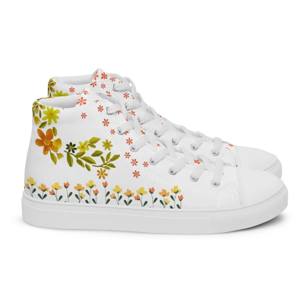 Floral Pixel Fusion High Tops product image (2)