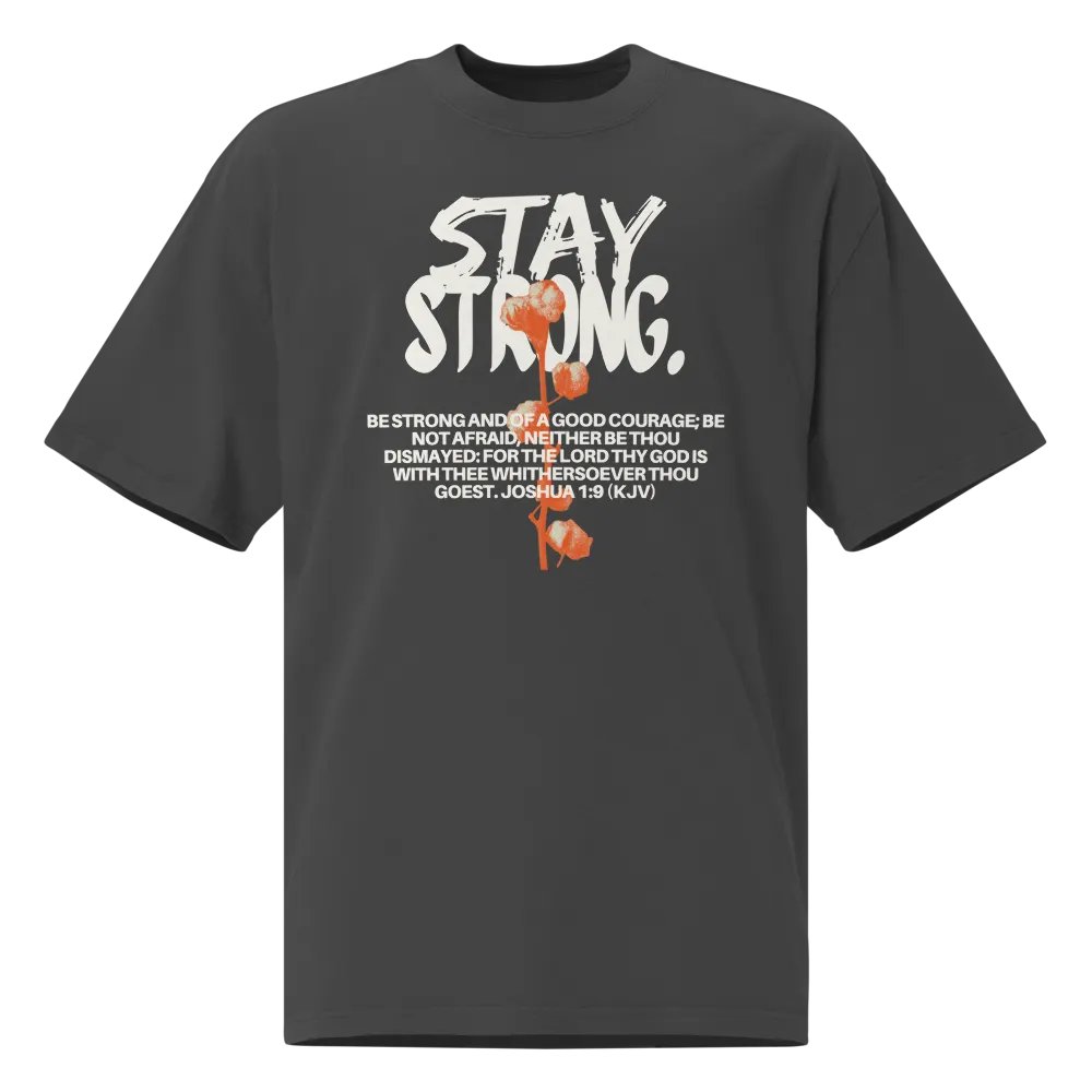 Stay Strong Premium Faded Tee product image (1)