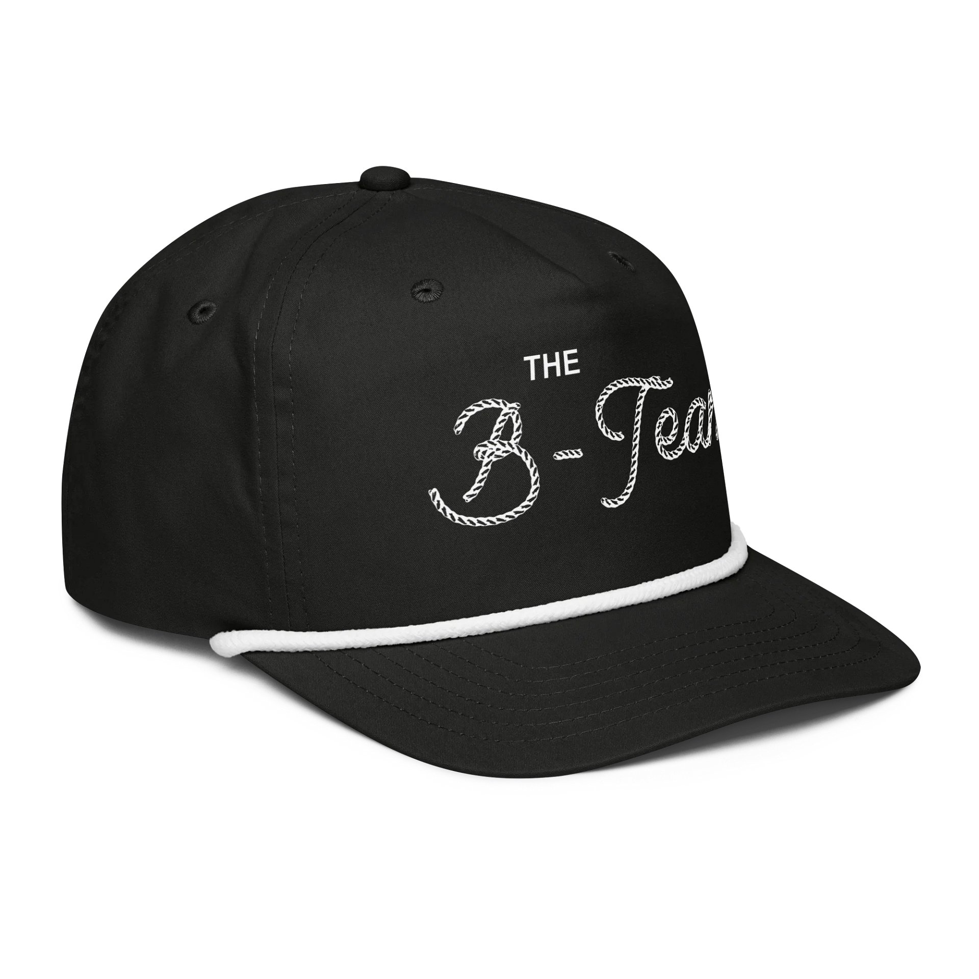 B-Team Wordmark Rope Hat White Font product image (4)