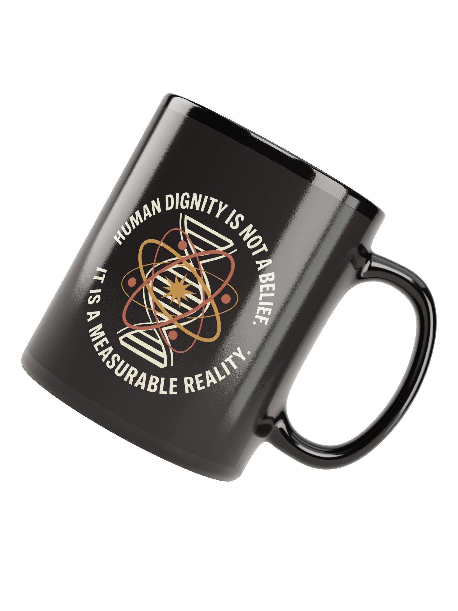 Human Dignity Black Mug product image (8)