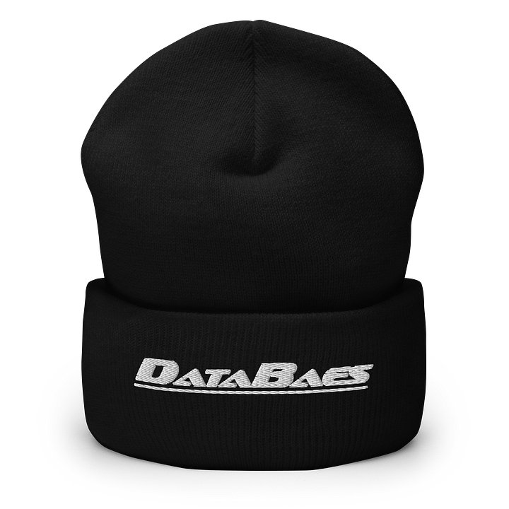 DataBaes White Thread Beanie product image (1)