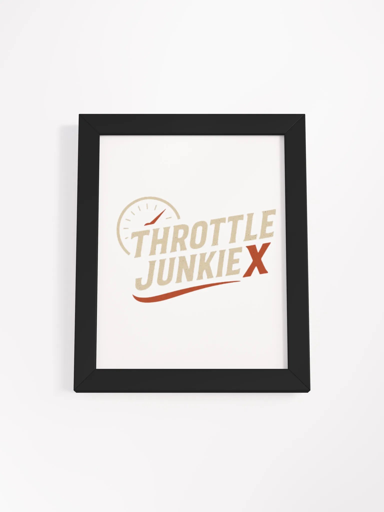 throttle junkie x Framed Matte Poster product image (7)