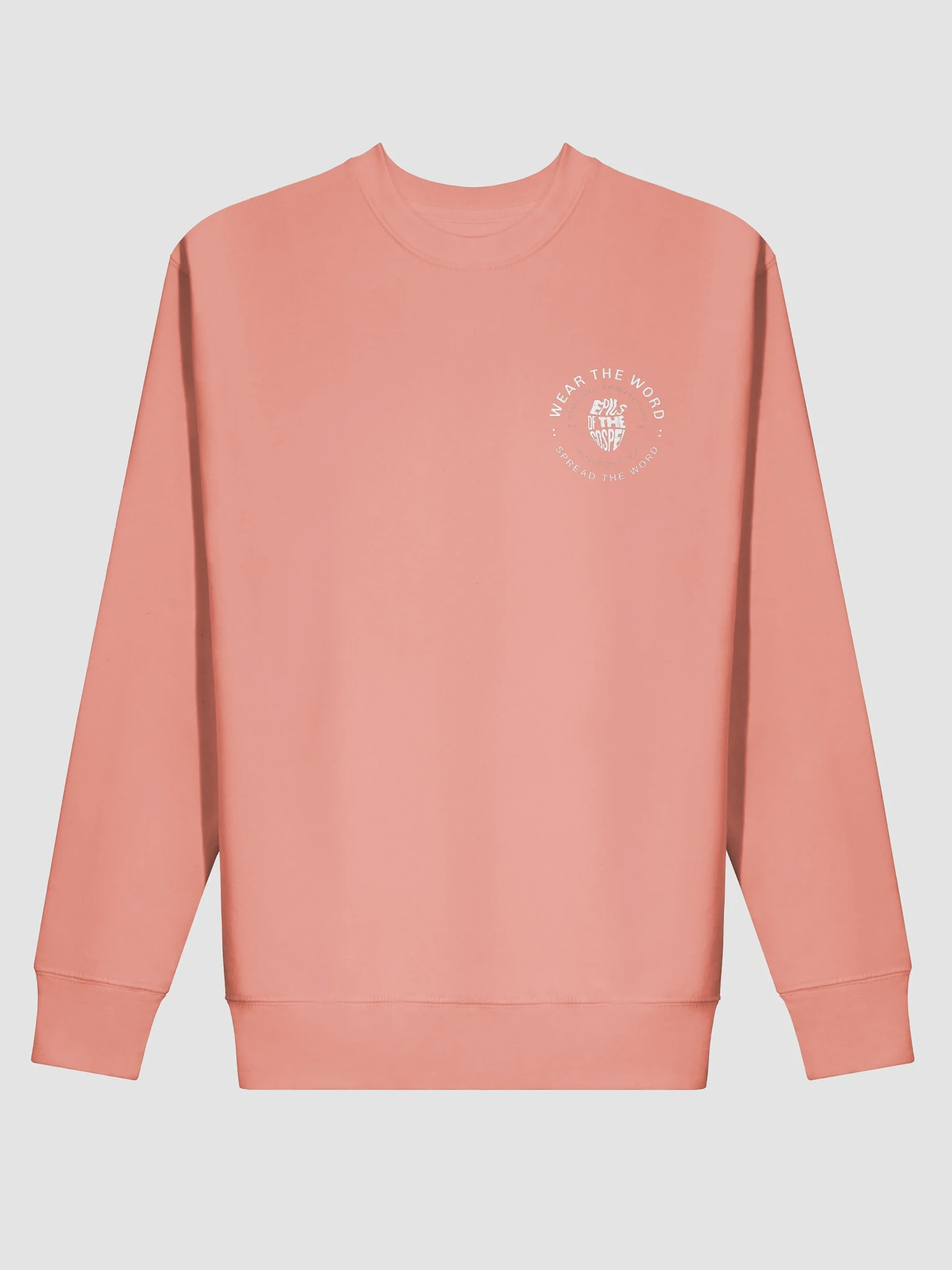 "Saved By Grace" Premium Sweatshirt — back view