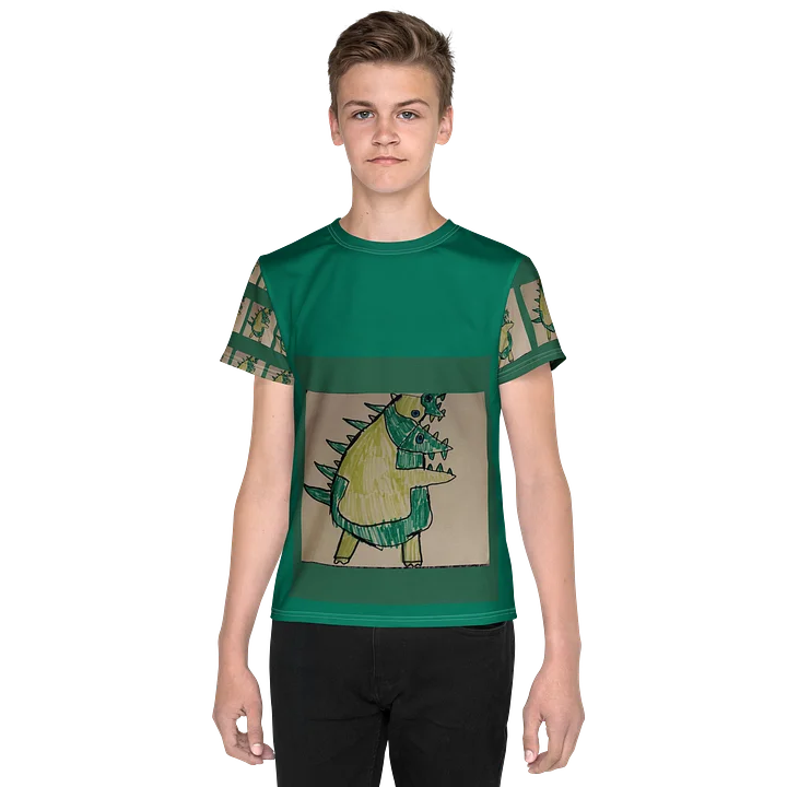 Green Dragon Doodle Youth Tee product image (1)