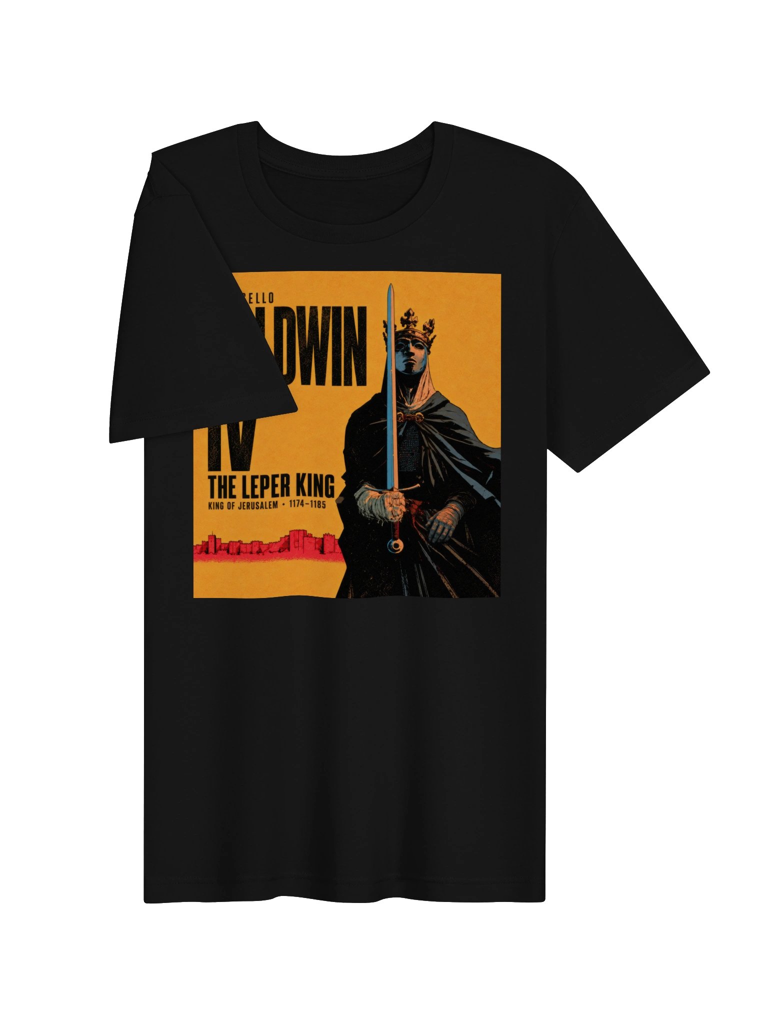 Baldwin IV — The Leper King | Iron Cello Tee product image (3)