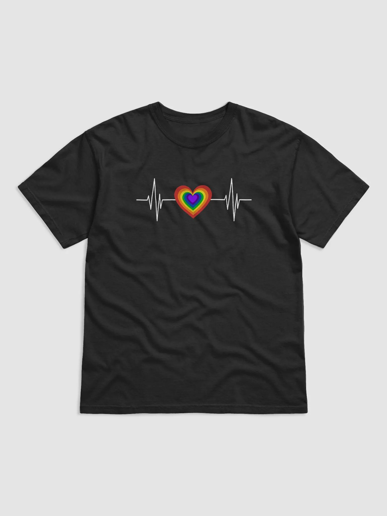 Pride Rainbow Heart Heartbeat product image (2)