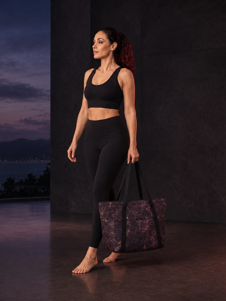 Vampire Elegance Studio Tote — Large Marble Tote Bag product image (1)