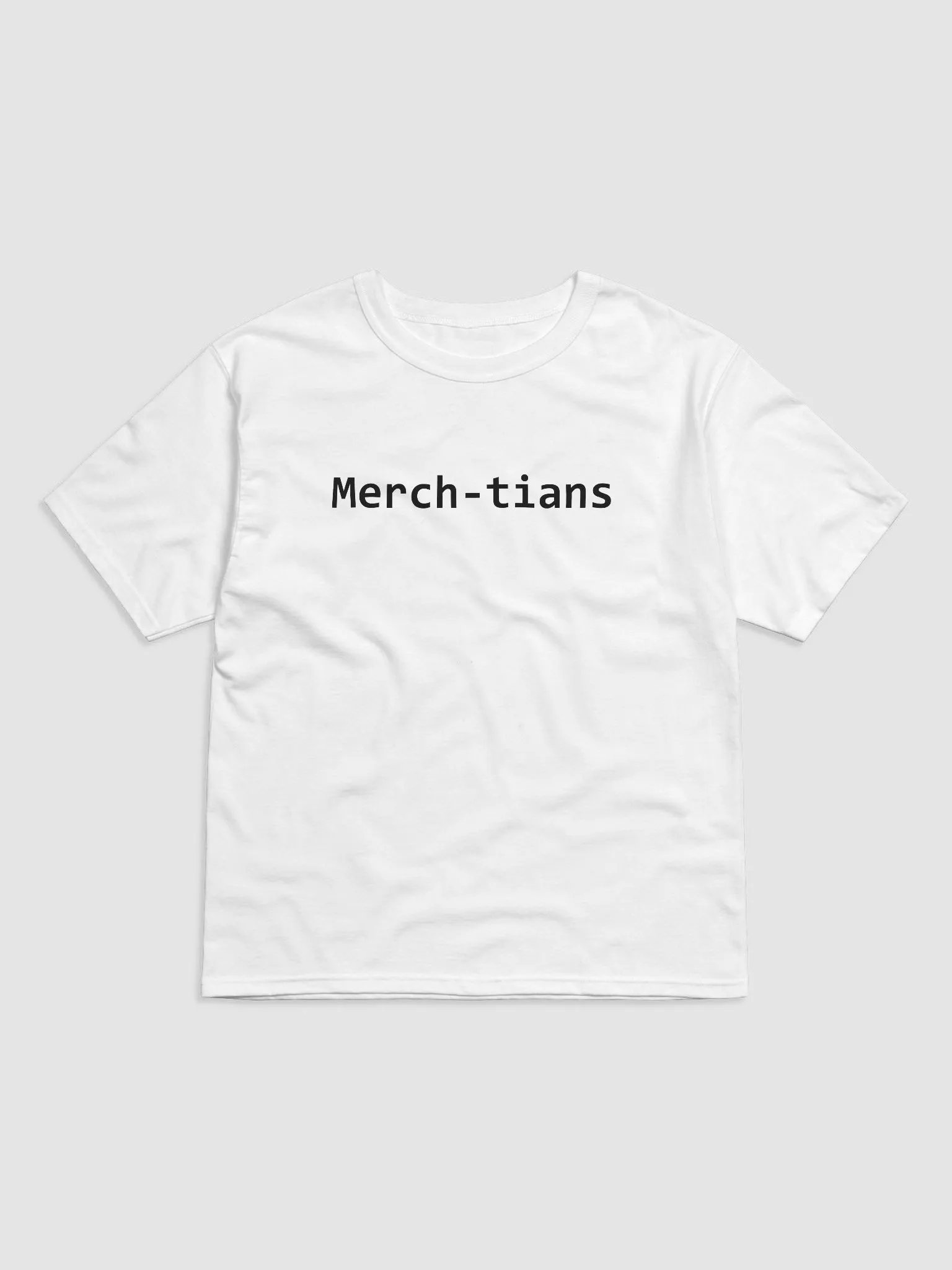 Merch-tians: Space Gear Tshirt (White) product image (1)