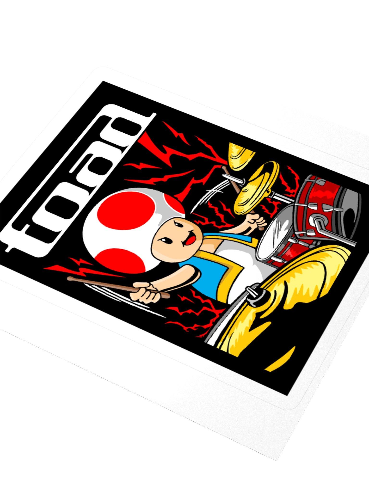 Toad drummer sticker product image (8)