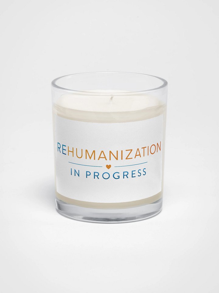 Rehumanization in Progress Meditation Candle product image (1)