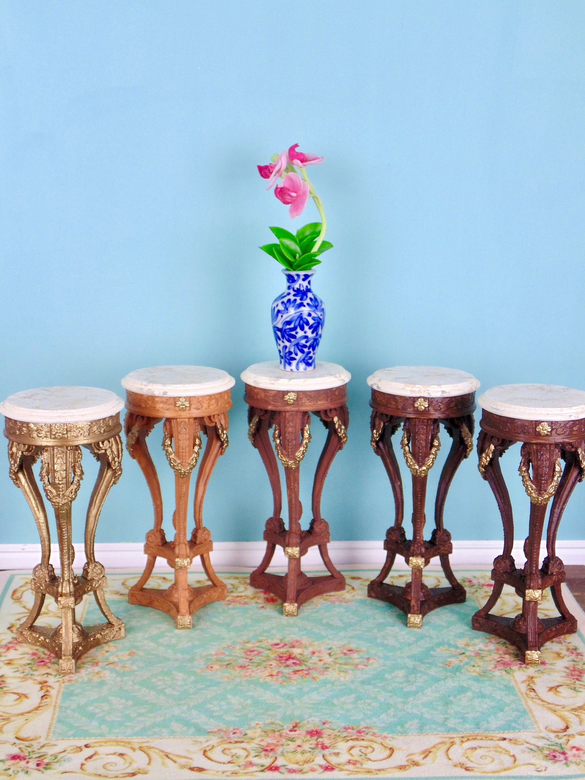 1:6 scale plant stand for 12” fashion dolls OAK product image (5)