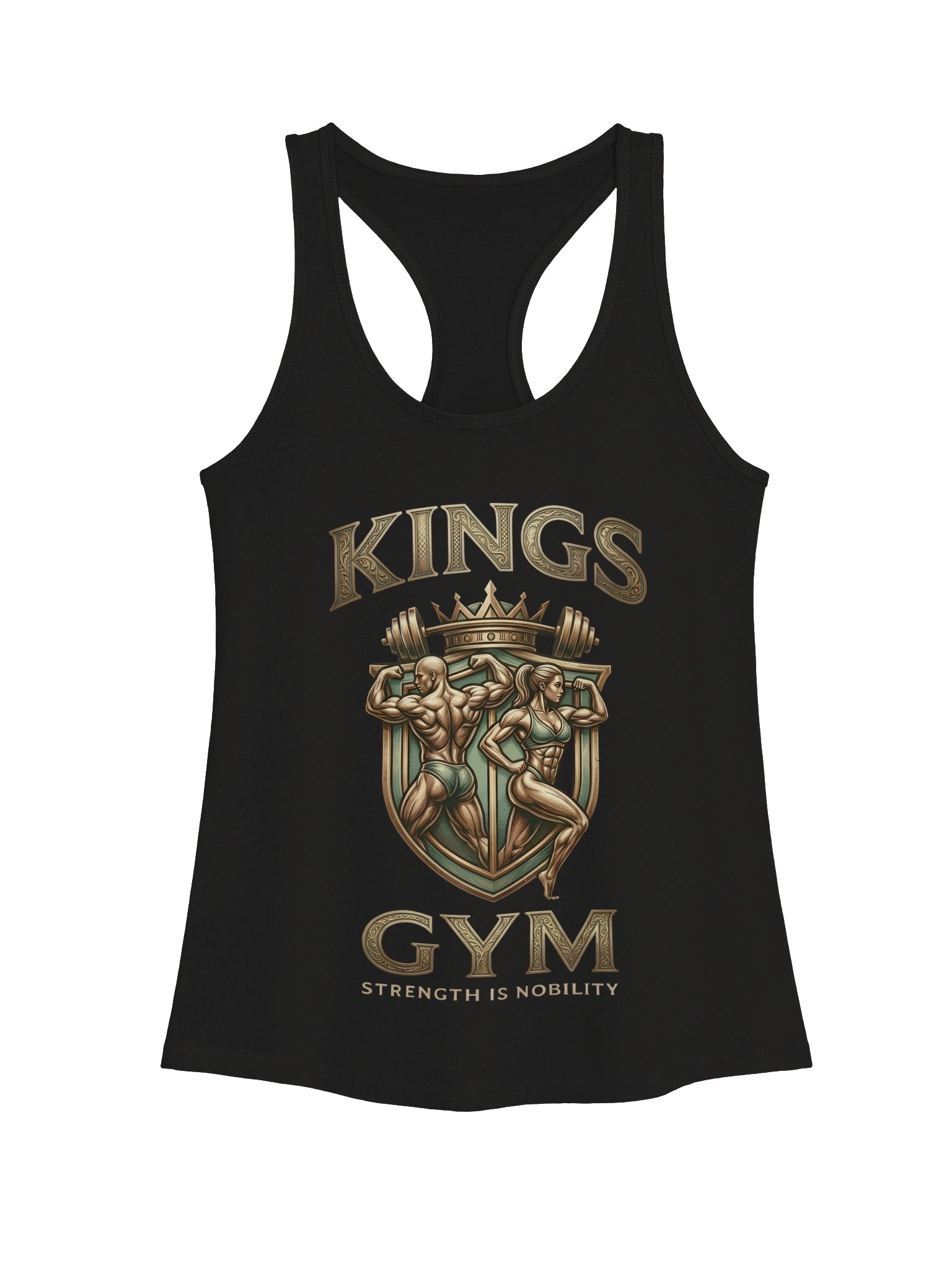 Kings Gym Women's Tank - Racerback Bodybuilding Top product image (19)